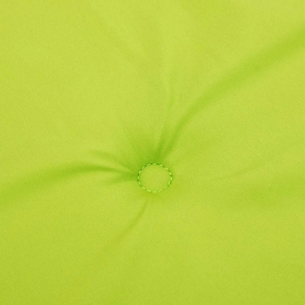 Almofadão p/ banco de jardim 200x50x4 cm tecido verde brilhante