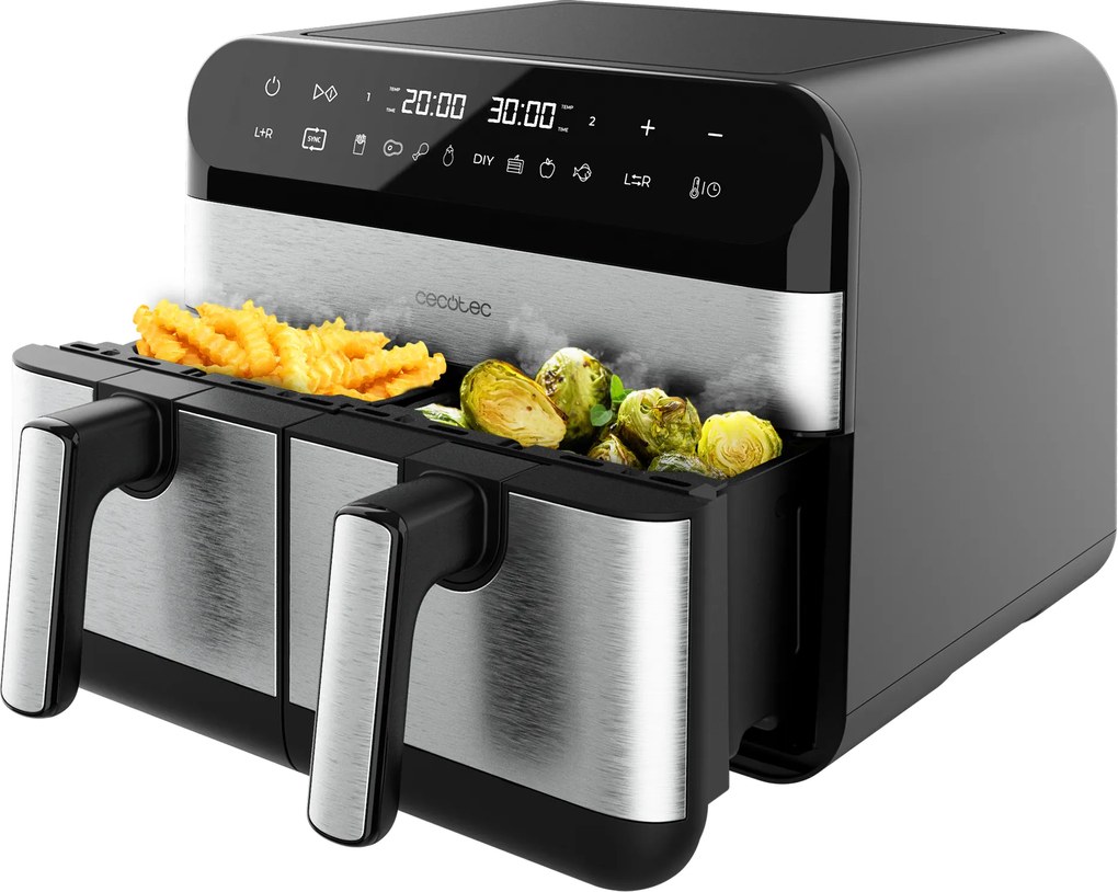 Fritadeira Digital Cecofry Advance 9000 Inox com 9 L de capacidade e 2800 W de potência