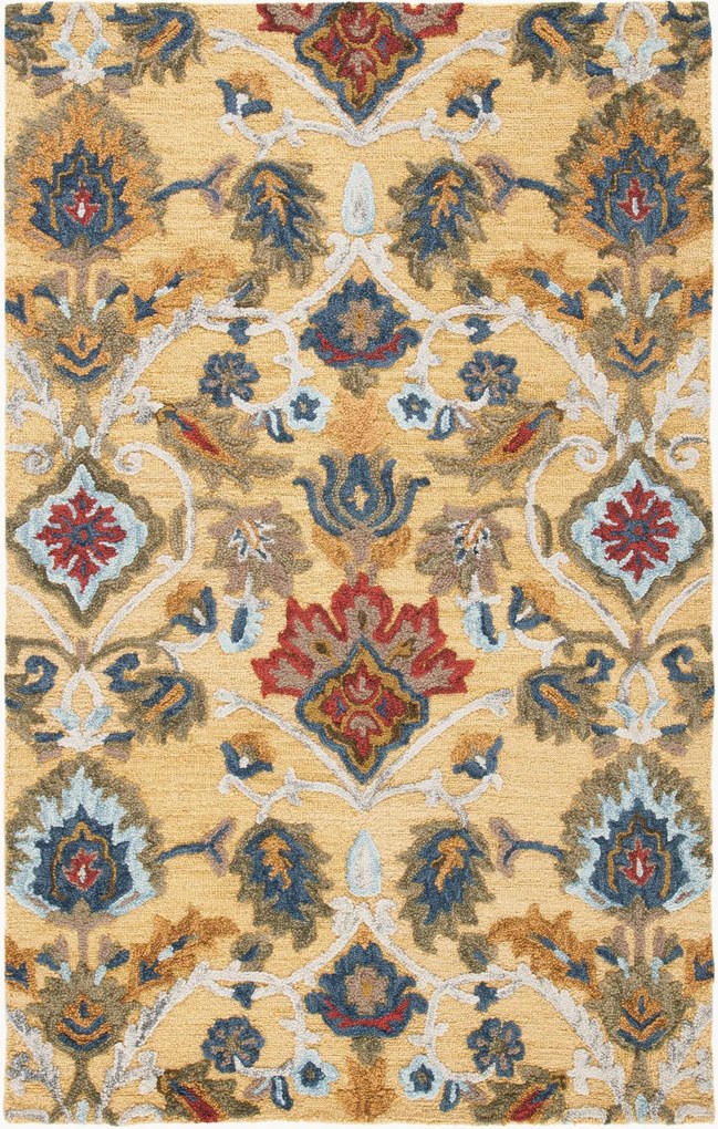 Tapete em lã tufado à mão Juni Traditional