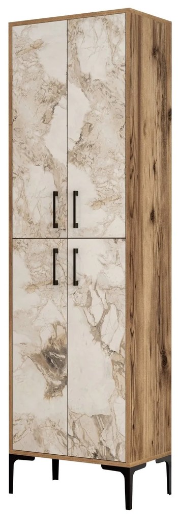 Sapateira Berlin – Nogueira/Branco – 60 cm x 200 cm x 35 cm