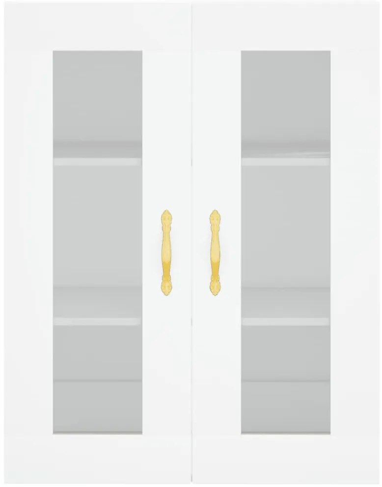 Armário alto 69,5x34x180 cm derivados de madeira branco