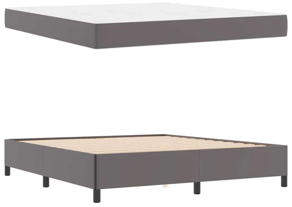 Estrutura de cama com colchão Cinzeto 180 x 200 cm