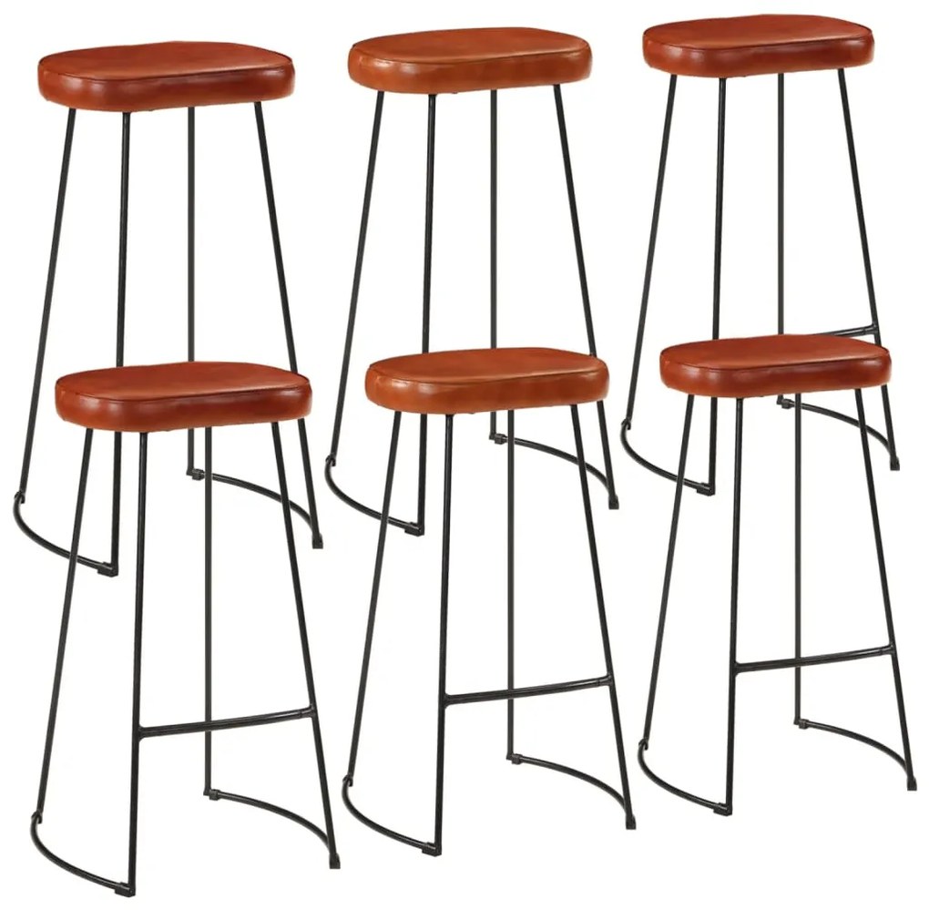 7 pcs conj. de bar madeira de mangueira áspera maciça e metal