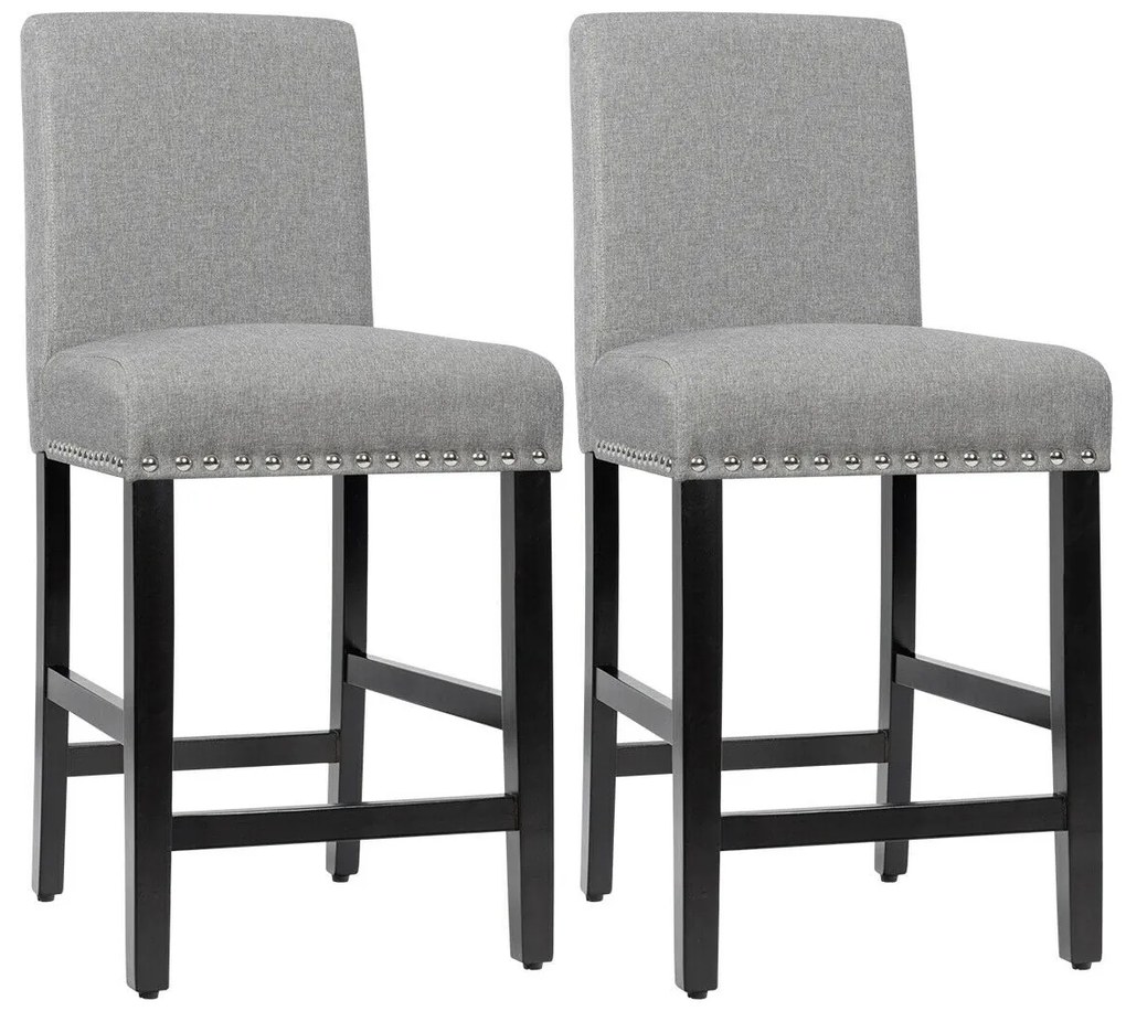 Conjunto de 6 bancos portáteis de plástico empilháveis ​​- Preto