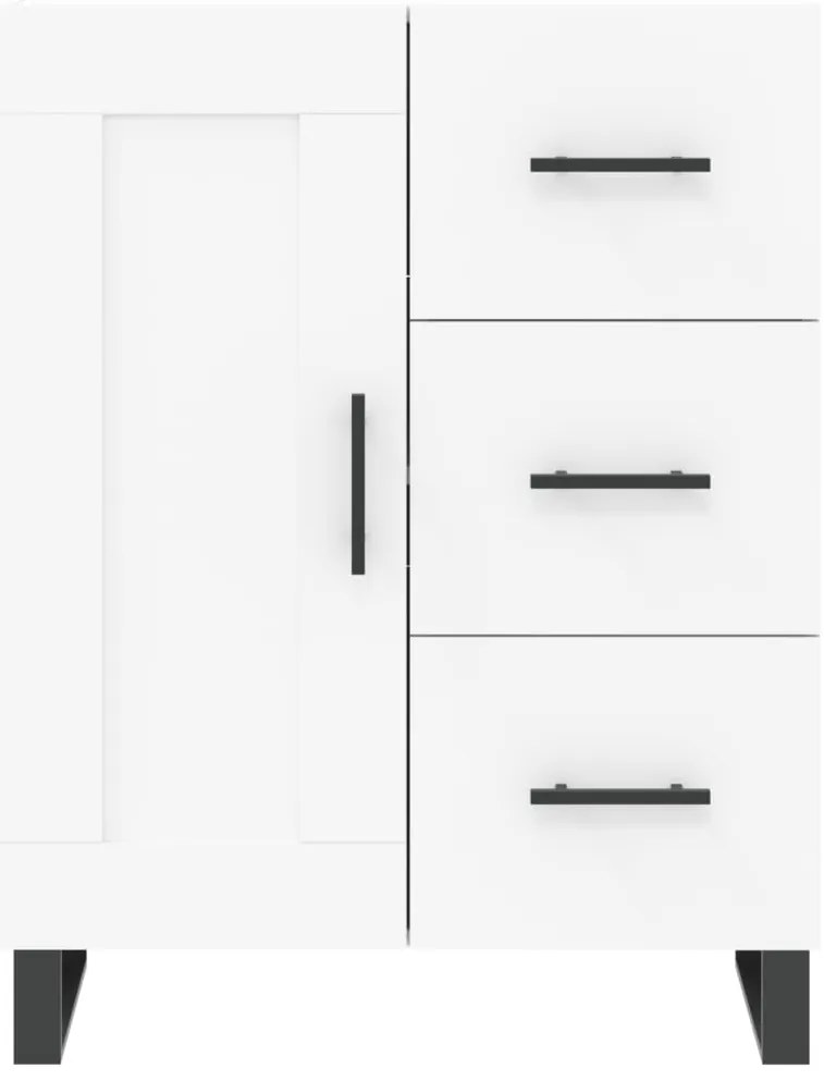 Armário alto 69,5x34x180 cm derivados de madeira branco