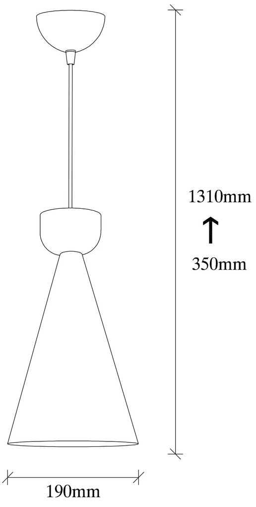 Candeeiro Suspenso Dodo – Preto e Cobre – 19 x 19 cm