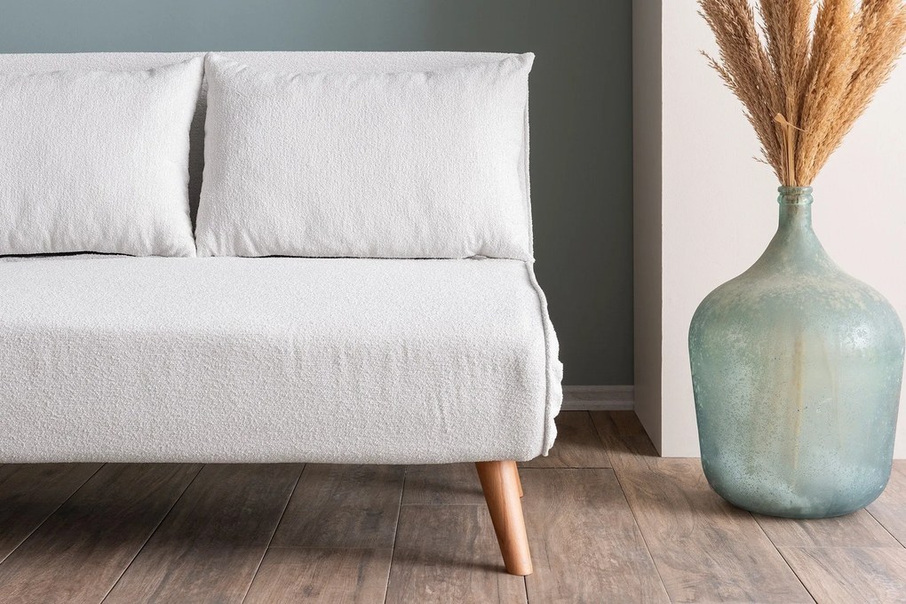 Sofá-Cama 2 Lugares Folde – Branco – 120 x 180 cm