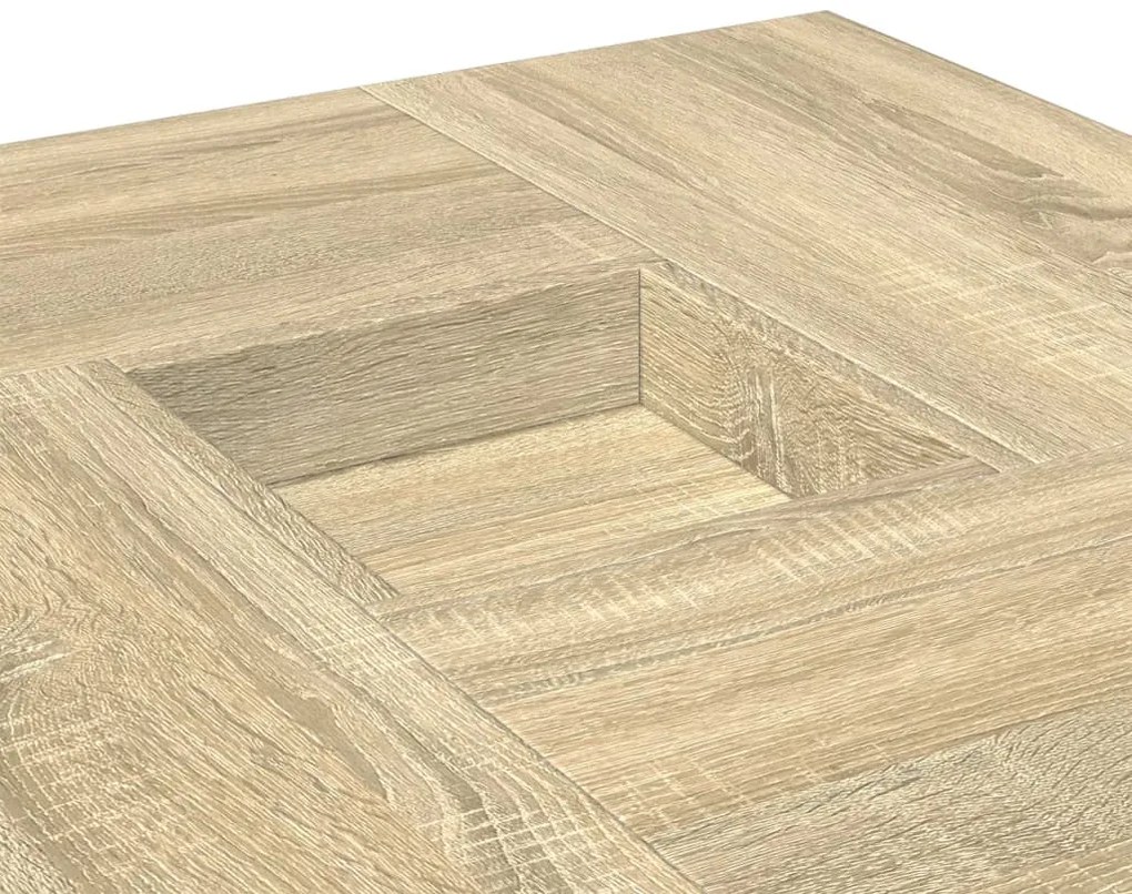 Mesa de centro 80x80x40 derivados de madeira carvalho sonoma