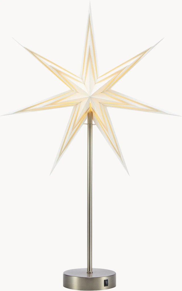 Candeeiro de mesa em estrela de Natal LED Sarah