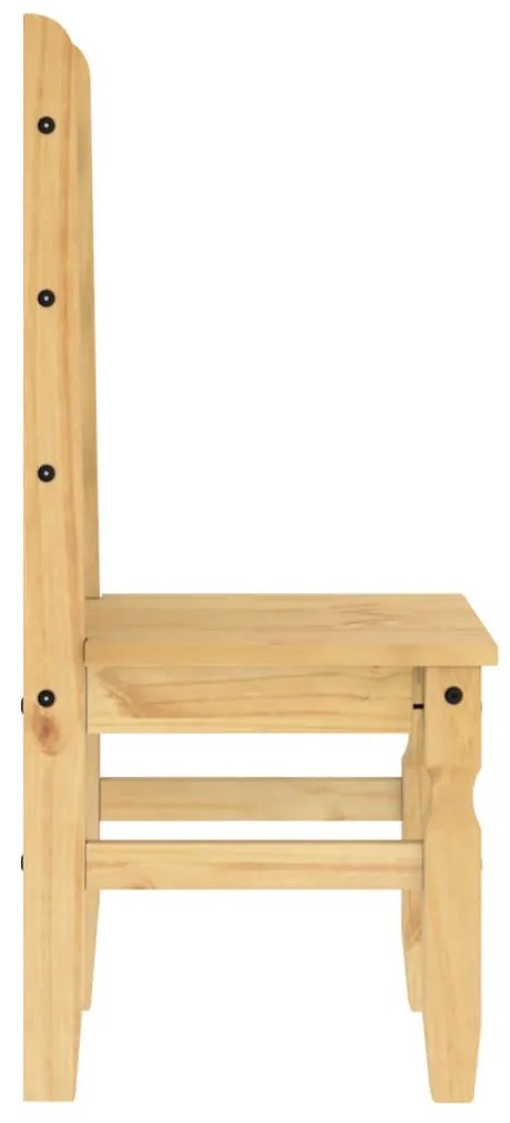 Cadeiras de jantar 2 pcs Corona 42x47x107 cm pinho maciço