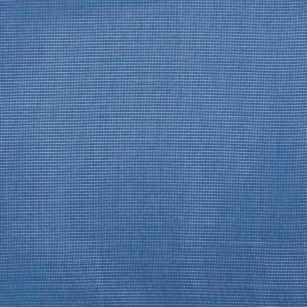 Cortinas de voile com laços 2 pcs azul real 140x140 cm