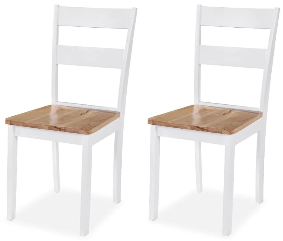 Conjunto de jantar 3 pcs MDF e seringueira branco