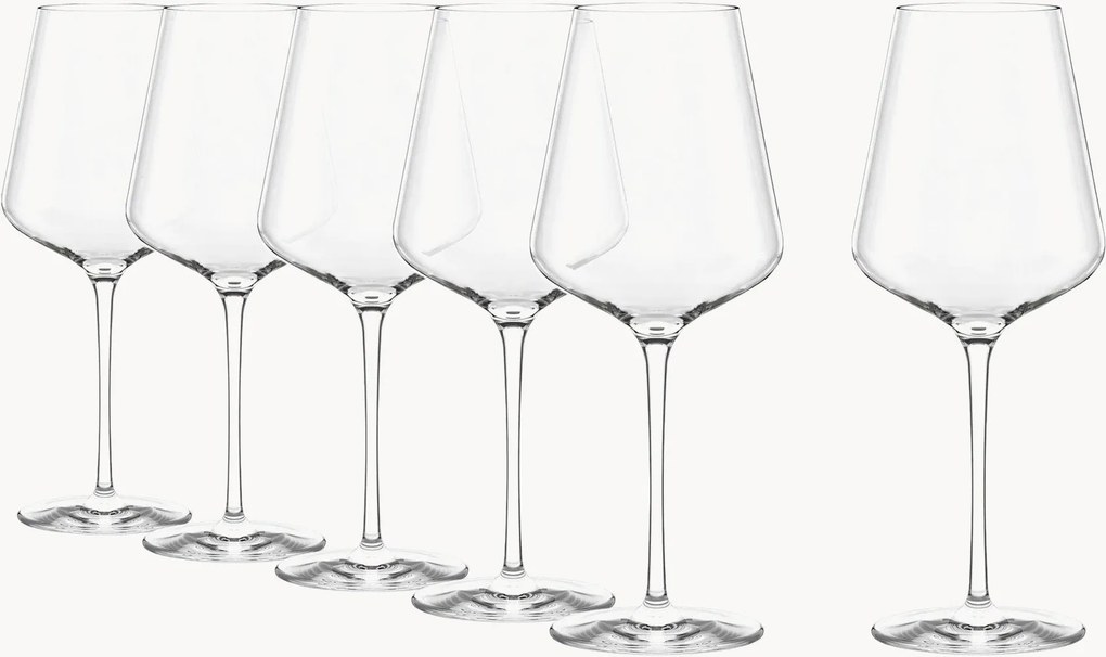 Copos de vinho Bordeaux Quatrophil, conjunto de 6