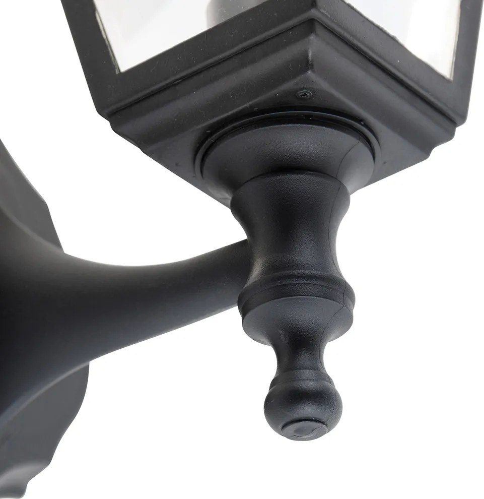 Candeeiro de Parede Inteligente para Exterior Preto IP44 incl. Wifi ST64 - Capital