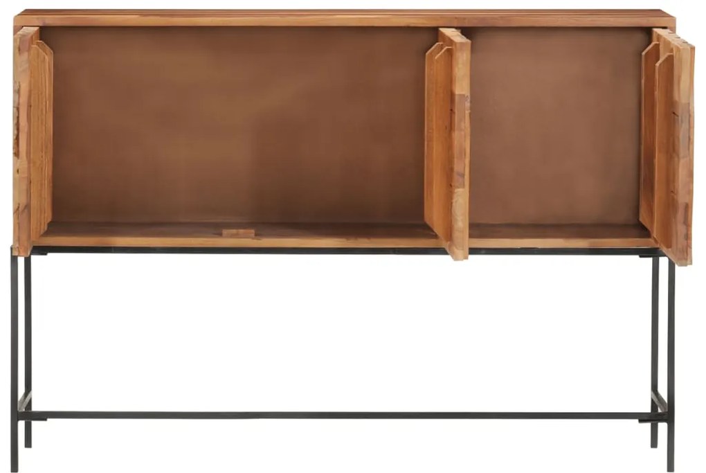 Aparador 110x28x76 cm madeira de acácia maciça