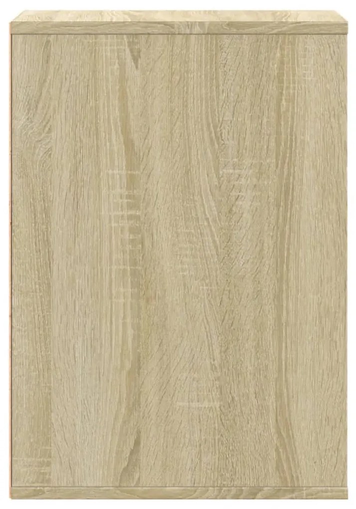 Cómoda com 3 Gavetas - 80x41x58 cm - derivados de madeira - carvalho s