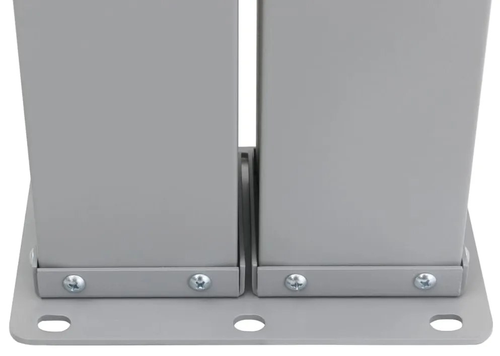 Toldo lateral retrátil, 160 x 600 cm, cinzento