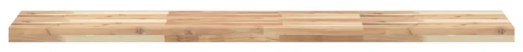 Tampo de mesa retangular 120x30x4 cm madeira de acácia maciça