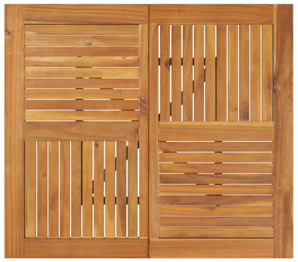 Mesa de jardim 85x85x75 cm madeira de acácia maciça