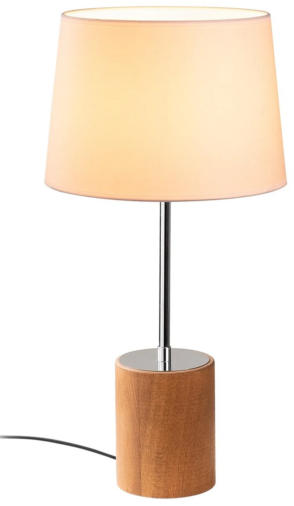 Candeeiro de Mesa Magnesia – Prateado – 28 cm de Diâmetro x 57 cm de A