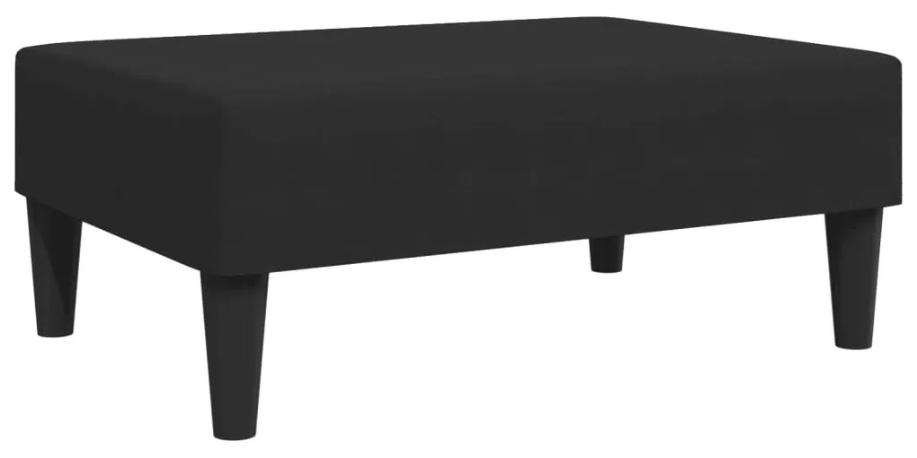 2 pcs conjunto de sofás veludo preto