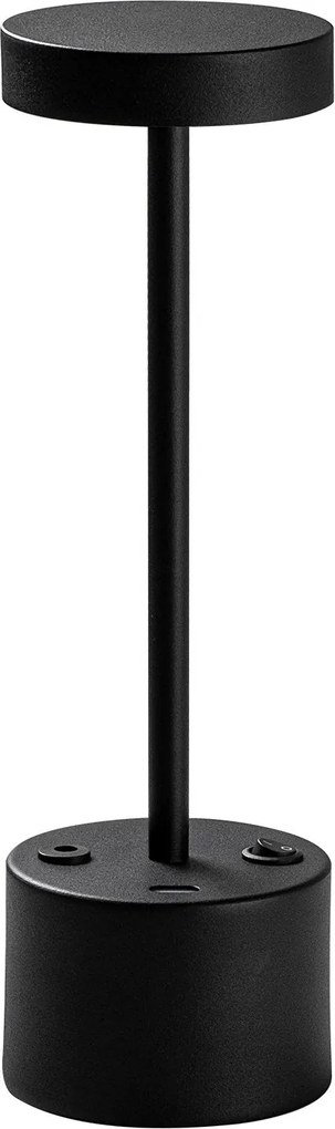 Candeeiro de Mesa Keyf – Preto – Diâmetro 9 cm Altura 28 cm