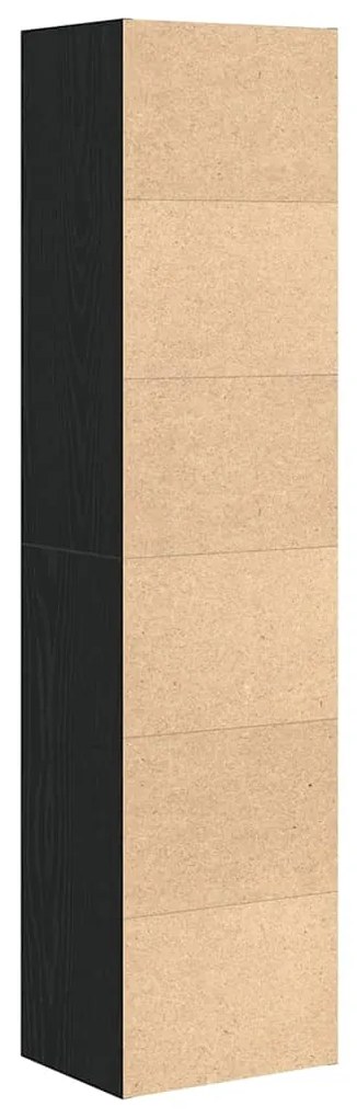 Estante 31x24x127 cm derivados de madeira carvalho preto