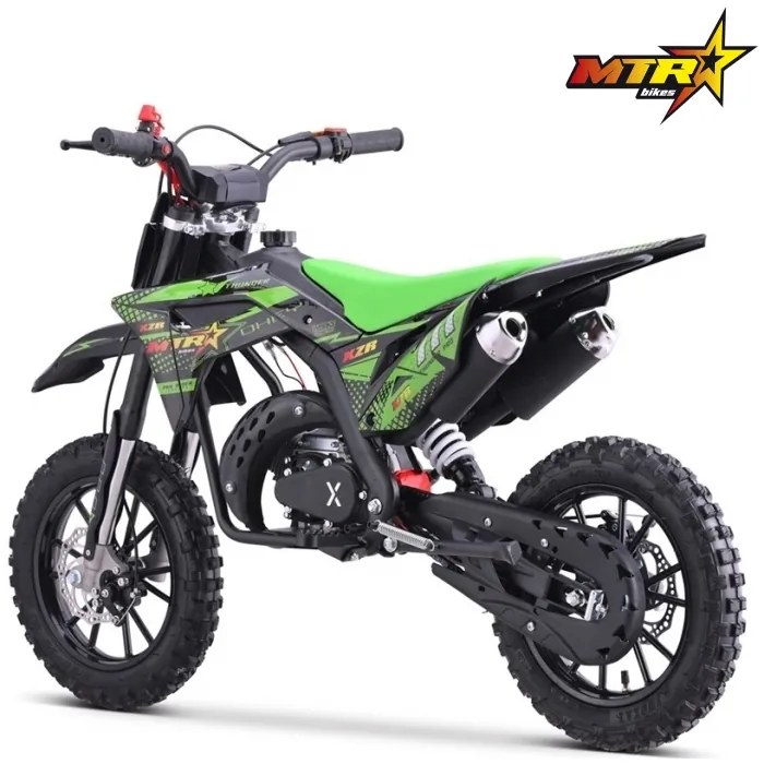 Mini Moto Infantil Gasolina 50 CC MTR Minicross XZR 2025 C/ Limitador Verde