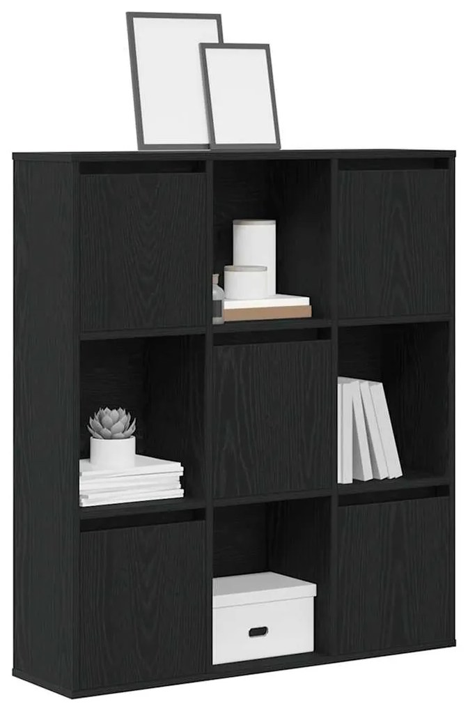 vidaXL Estante 89x24x101,5 cm derivados de madeira carvalho preto