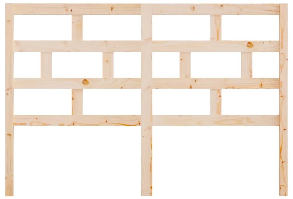 Cabeceira de cama 126x4x100 cm pinho maciço