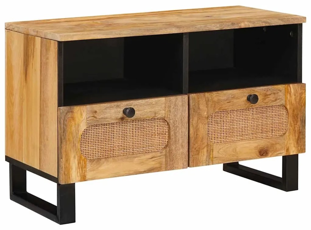 vidaXL Gabinete para TV com gaveta Castanho 70 x 33 x 46 cm