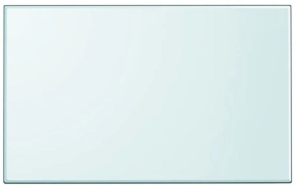vidaXL Tampo de mesa em vidro temperado, retangular, 1000x620 mm