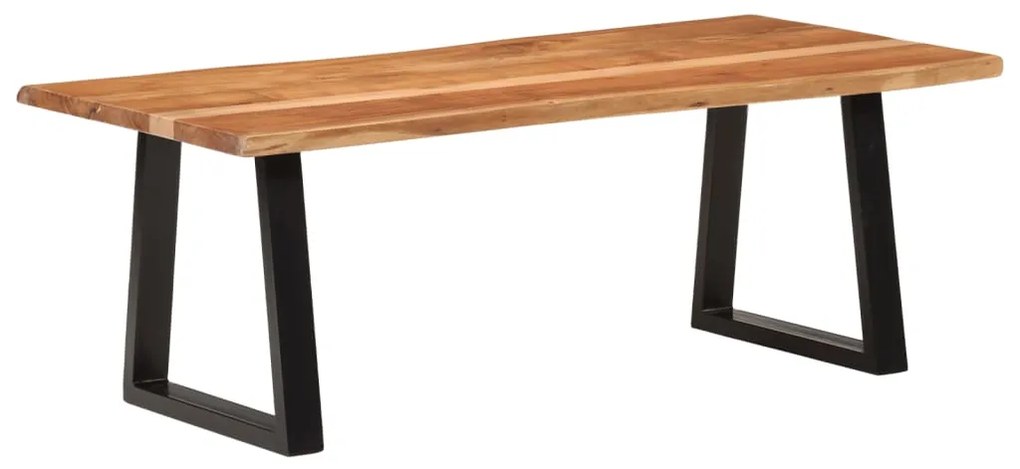 Mesa de centro 110x55x40 cm madeira de acácia maciça