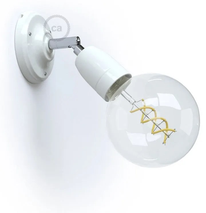 Fermaluce Color 90° the adjustable porcelain flush light
