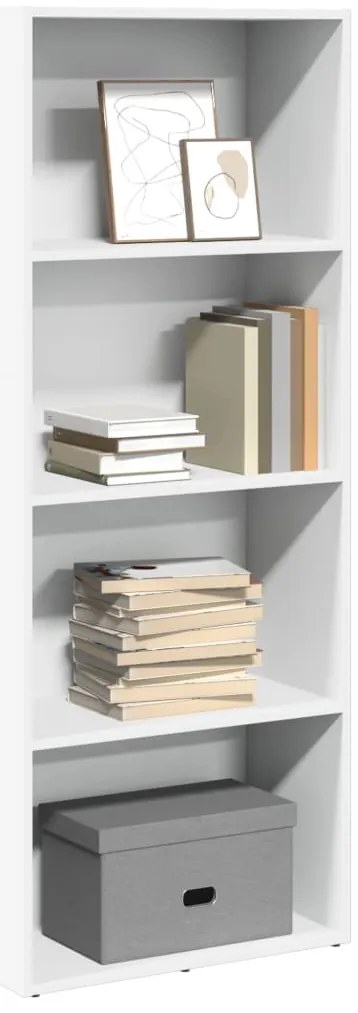 vidaXL Estante 60x30x152 cm derivados de madeira branco