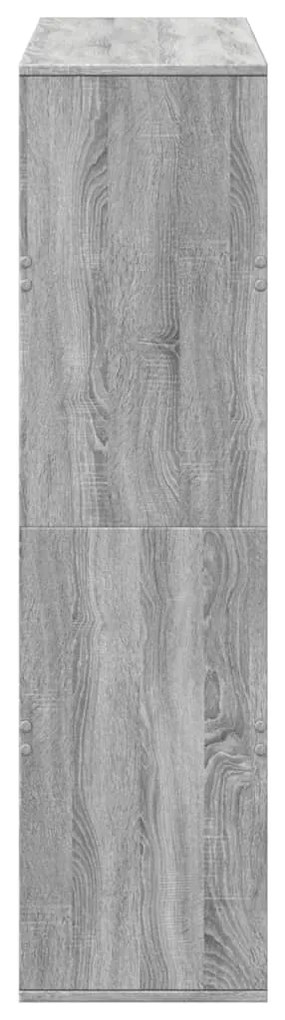divisória 100x33x125,5 cm derivados de madeira cinzento sonoma