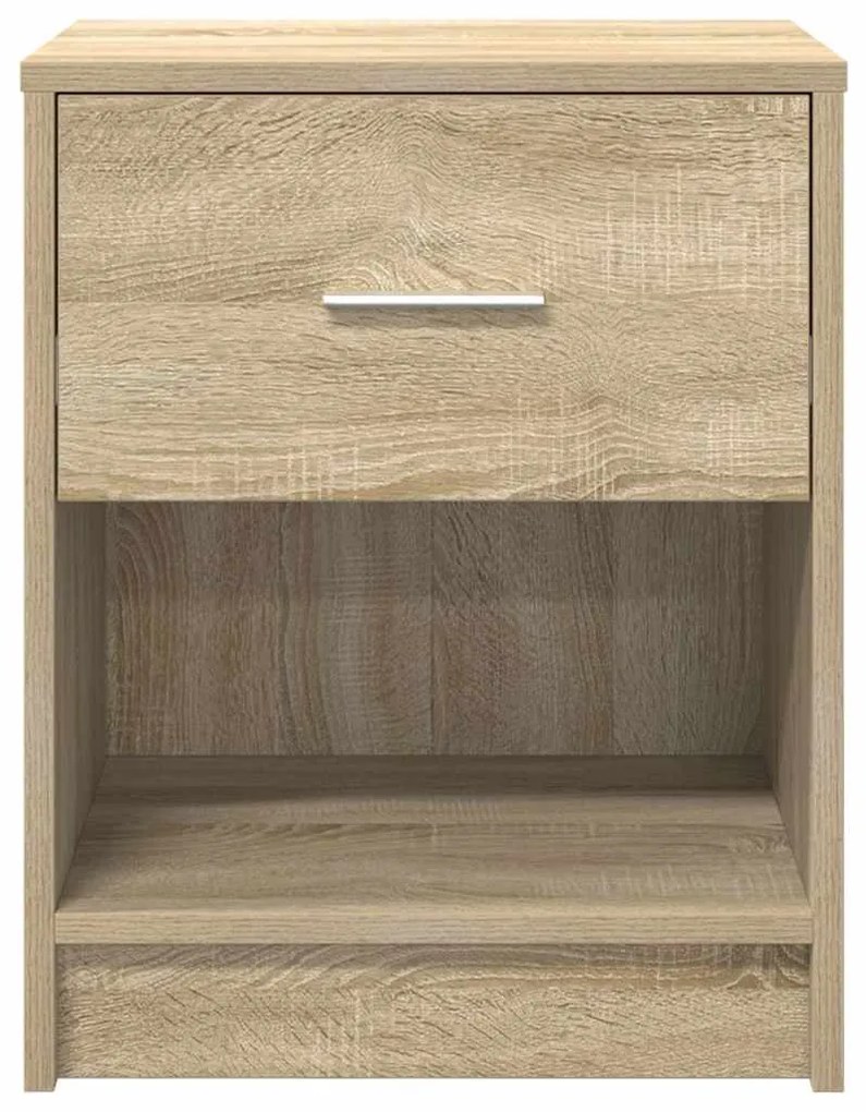 Mesa de cabeceira com gaveta 40x34x50 cm carvalho sonoma