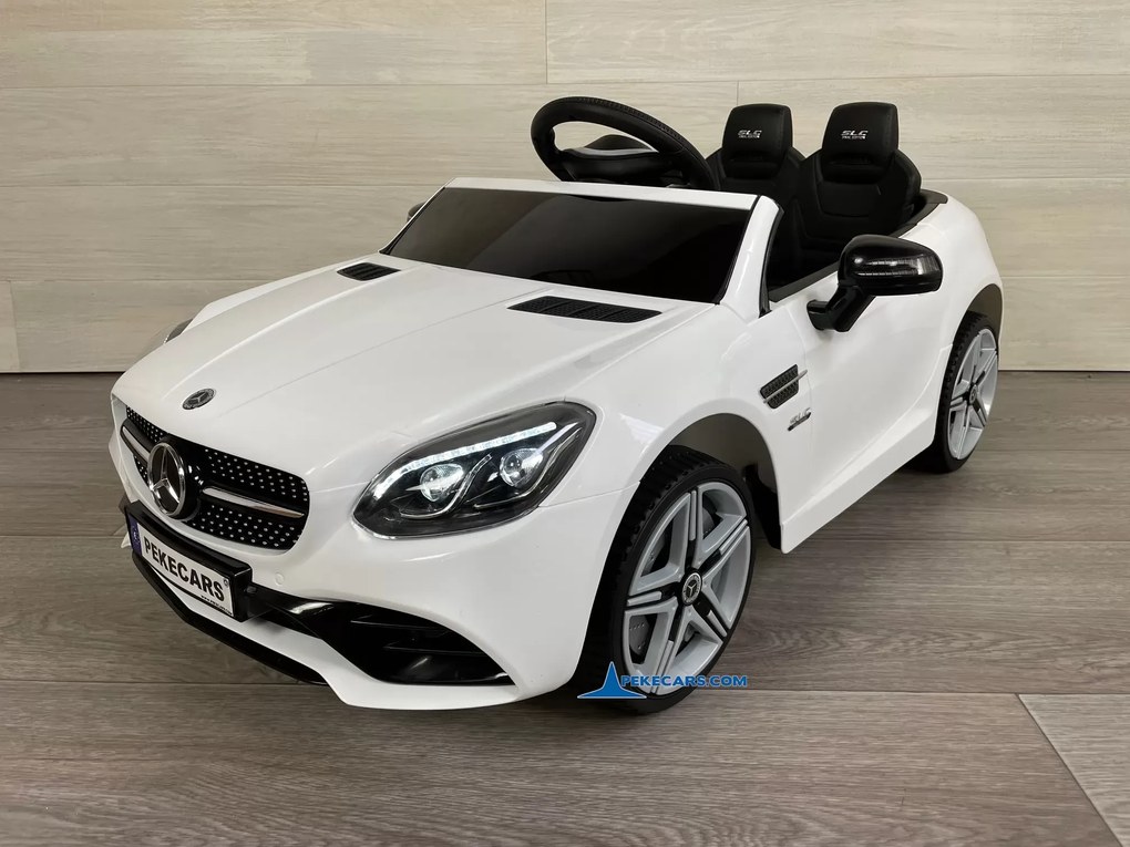 Carro elétrico para crianças Mercedes SLC 300 12V 2.4G Branco