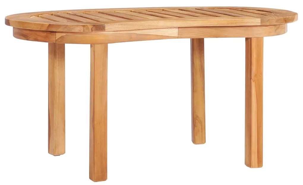 vidaXL Mesa de centro 90x50x45 cm madeira de teca maciça