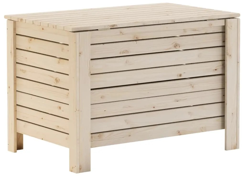 Caixa de arrumação com tampa RANA 80x49x54 cm pinho maciço