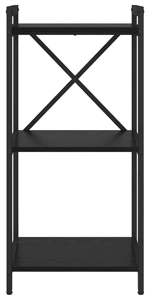 Estante Carvalho preto 40 x 30 x 83 cm Madeira processada