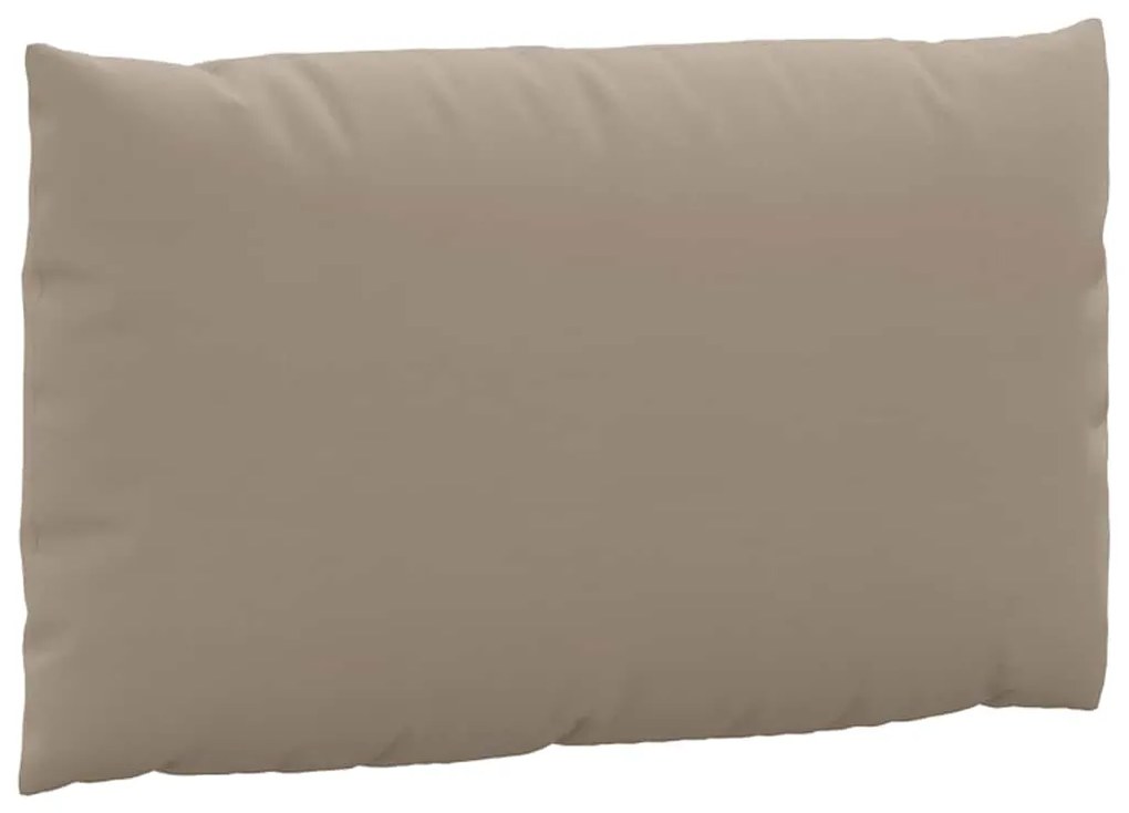 Almofadões de paletes 3 pcs tecido oxford cinza-acastanhado