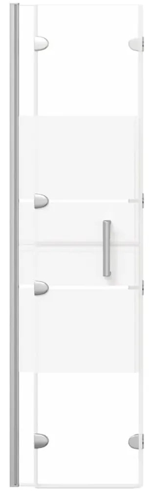 Divisória de chuveiro dobrável ESG 100x140 cm branco