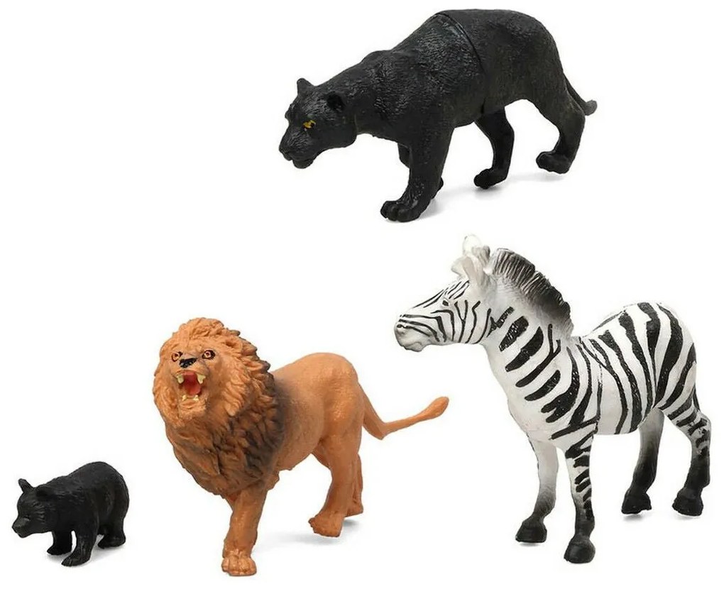 Conjunto Animais Selvagens 23 x 16 cm