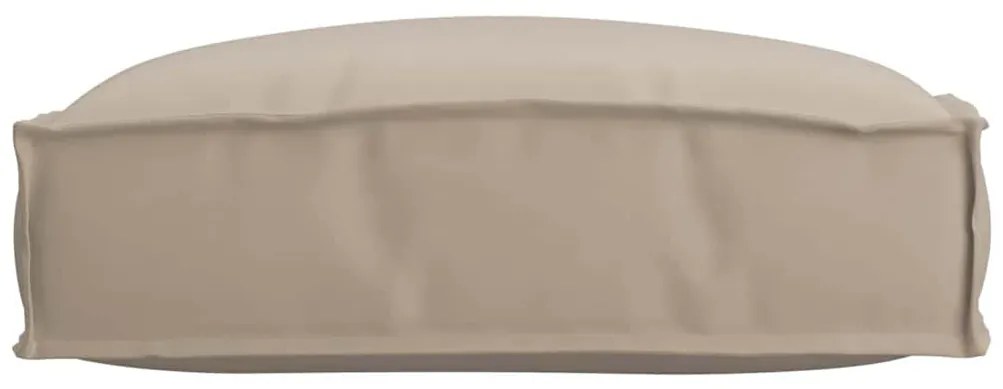 Almofada de Palete pra Assento Taupe 50x50x12 cm Tecido Oxford