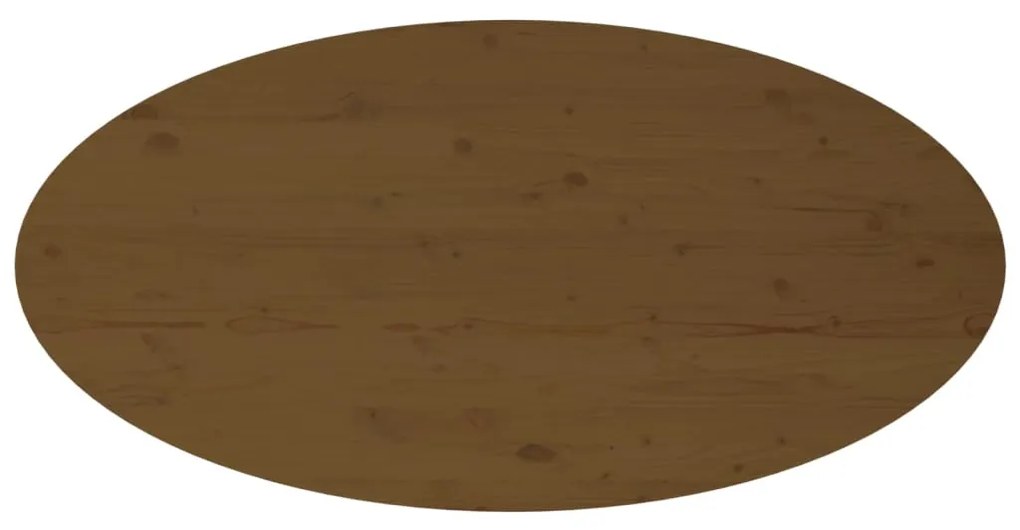 Mesa de centro 110x55x45 cm pinho maciço castanho mel