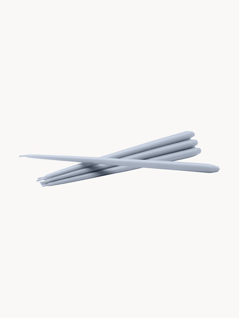 Velas finas compridas Stoff Nagel, conjunto de 6