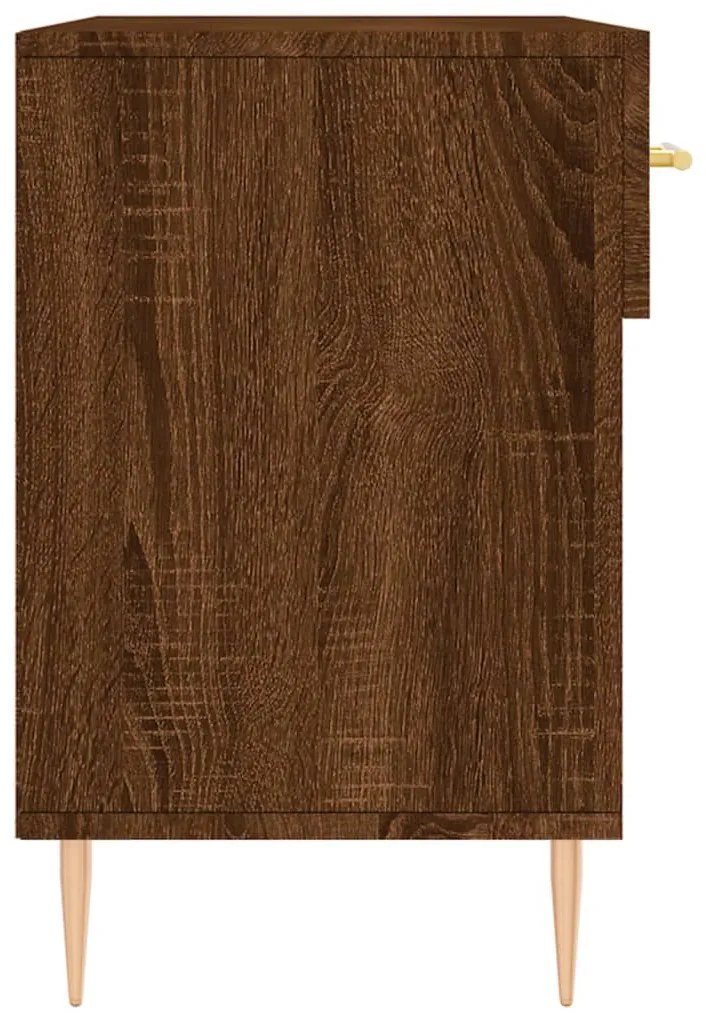Banco sapateira 102x35x55 cm deriv. madeira carvalho castanho
