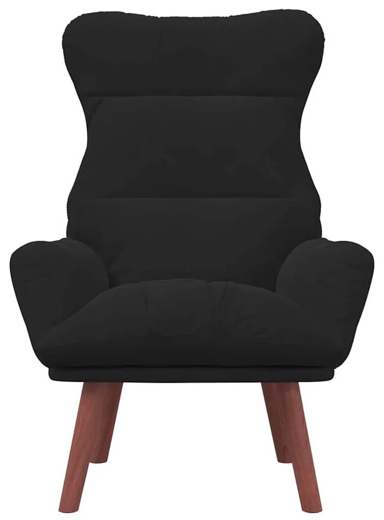 Poltrona Relaxante Veludo Preto