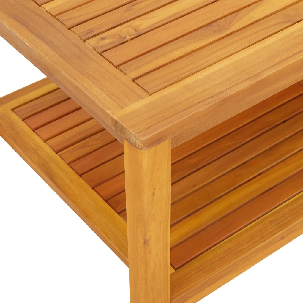 Mesa de Café 110x55x45 cm Madeira de Acácia Maciça